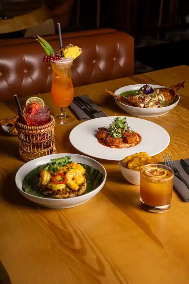 Assortment of light healthy snacks with refreshing drinks for night shift workers